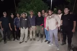 Rescatan a dos personas extraviadas en el cerro "El Manchao"