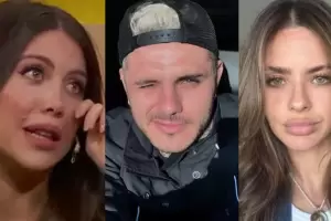 "Me dijo que iba a embarazar a la China Su�rez": el llanto de Wanda