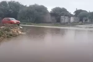 La lluvia inund grandes sectores de Valle Viejo