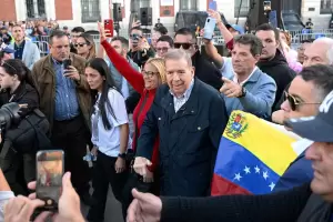 Venezolanos se movilizan mientras Milei recibe al opositor Gonzlez Urrutia