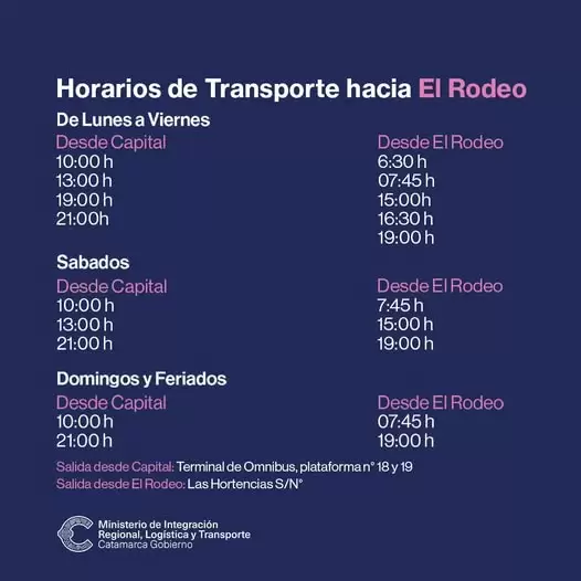 horario el rodeo