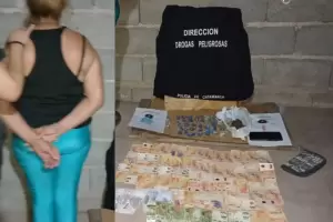 Secuestran droga, ms de $100 mil en efectivo y detienen a una mujer en La Paz
