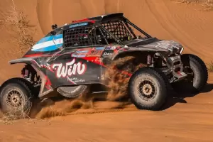 Nicols Cavigliasso gan la tercera etapa del Dakar y es lder en la categora challenger