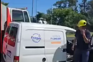 Alarma por fuga de gas en Avenida Presidente Castillo