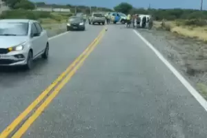 Volc un vehculo en la RN 38