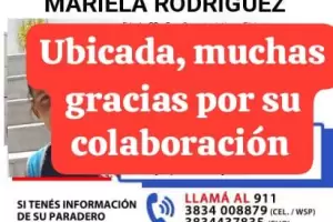 Encontraron a la mujer que era buscada desde el mircoles