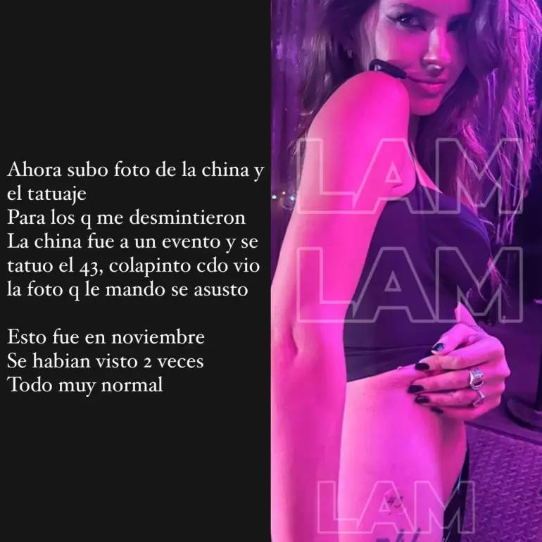 china suarez tatuaje