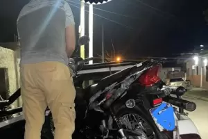 Registro domiciliario: recuperan una moto