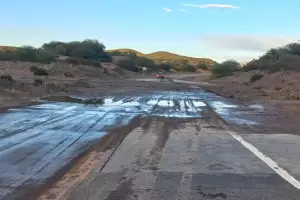 Santa Mara: alertan por material de arrastre en la Ruta 40