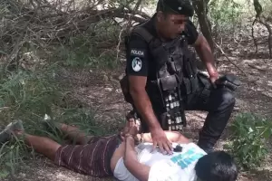 Violento amenaz a su ex pareja y agredi a un polica: fue detenido