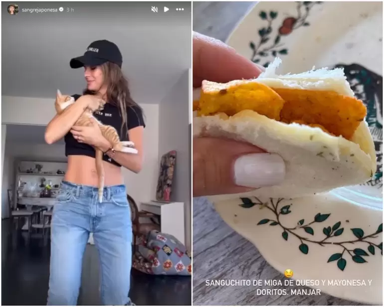 Los posteos de la China Surez en Instagram. (Foto. Instagram / sangrejaponesa)