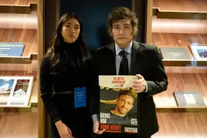 Milei recibi a una mujer israel que fue rehn de Hams