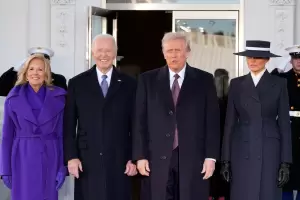 Antes de la jura presidencial, Trump se reuni con Biden en la Casa Blanca