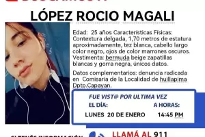 Intensa bsqueda de Roci Magali Lpez