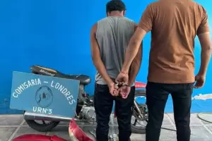 En Londres, recuperan una moto y demoran a un adolescente