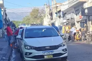 Atropellaron a una mujer en pleno centro