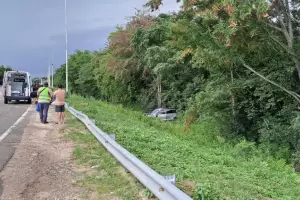 Violento choque sobre la ruta 38: un hombre fue hospitalizado