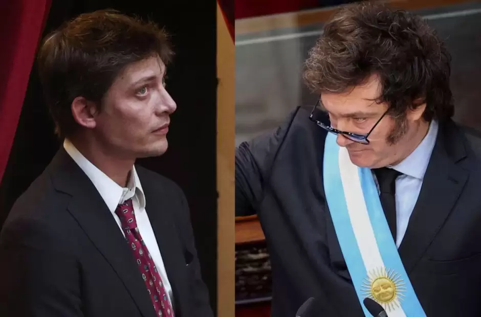 Santiago Caputo y Javier Milei