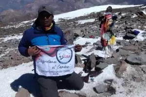 Un salteo logr el ascenso y descenso del Aconcagua en un solo da