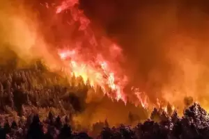 Sigue el incendio: 7.000 hectreas consumidas en el Parque Nahuel Huapi