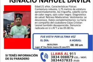 Intensa bsqueda de dos jvenes con retraso madurativo