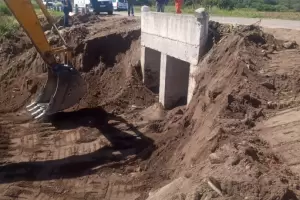 Terrapln en Los Altos: Vialidad Nacional sigue trabajando