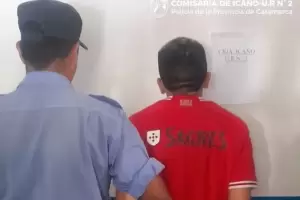 Agredi a su pareja y fue detenido