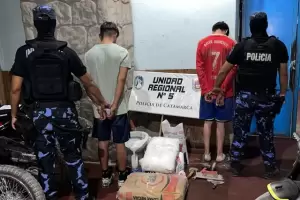 Dos jvenes detenidos por el robo de materiales de construccin