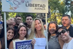Karina Milei encabez una jornada de afiliacin de La Libertad Avanza