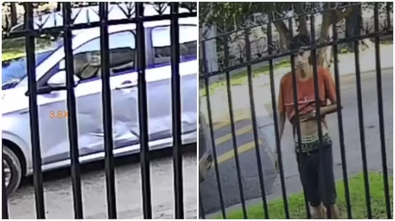 Morena Rial fue tomada por una cmara de seguridad que comprob que particip de un intento de robo el 23 de enero. (Foto: TN)