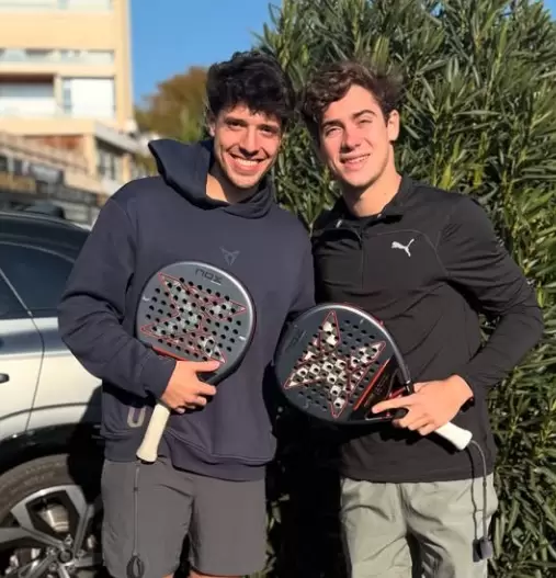 Franco Colapinto y Agustn Tapia en Barcelona