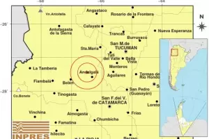 Siesta movida: temblor de 3.9 con epicentro en Andalgal