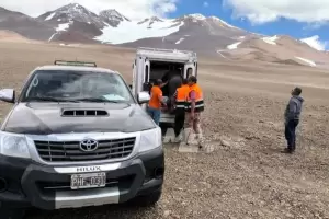 Rescataron a un montaista descompensado en Los Seismiles