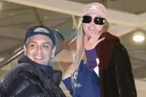 Sin L-Gante: las fotos de Wanda en Ezeiza antes de viajar a Turqua