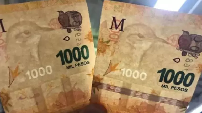 billete de $1000