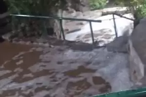 Cierran el Complejo Termal de Fiambal tras temporal de granizo