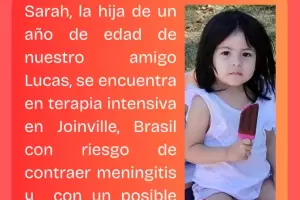 Organizan una colecta para ayudar a un nia catamarquea internada en Brasil