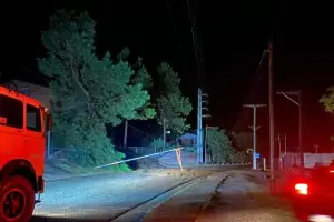 Temporal azot Aconquija: cada de rboles, postes de luz y crecida de ros