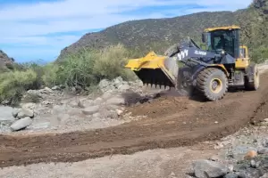 Vialidad Provincial trabaja en zonas afectadas por temporal en Andalgal y Aconquija
