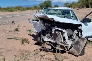 Choque frontal dej heridos sobre Ruta Nacional N60