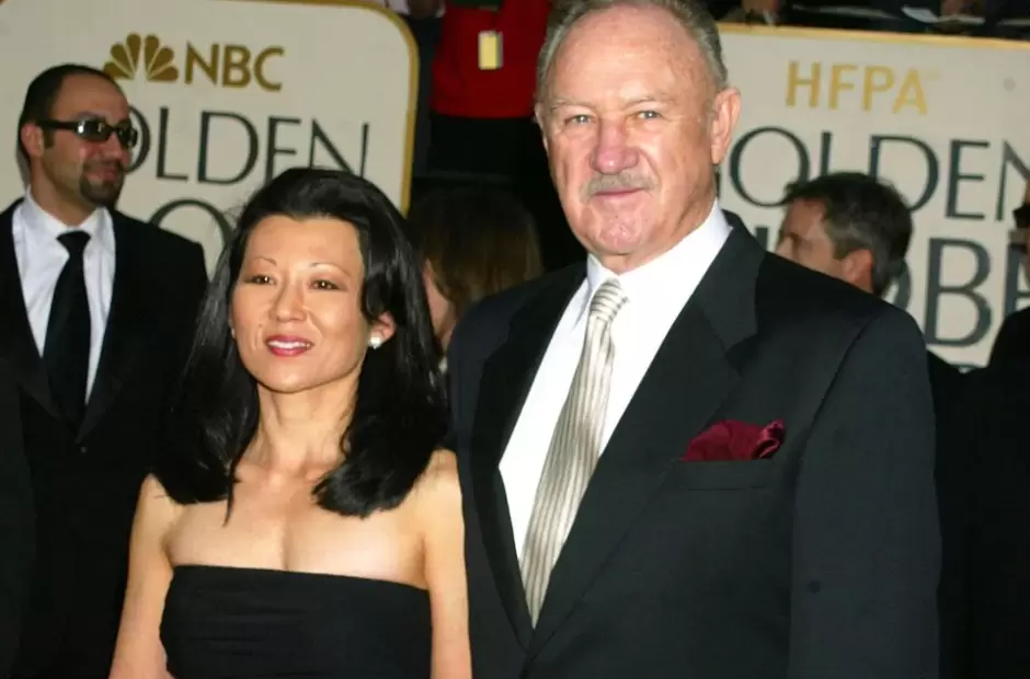 Gene Hackman y su esposa
