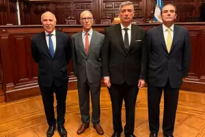 Manuel Jos Garca-Mansilla jur como juez de la Corte Suprema de Justicia