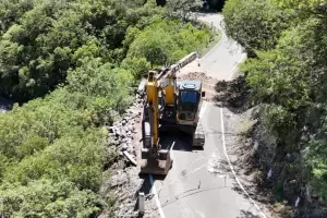 Habilitan el paso en la Cuesta de El Portezuelo