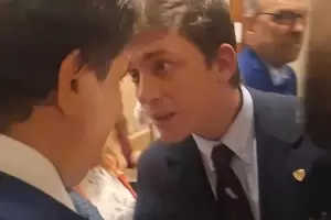 Milei tuvo un fuerte cruce con Manes y luego Caputo increp al legislador radical