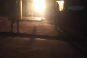 Falla elctrica provoc importante incendio en una vivienda