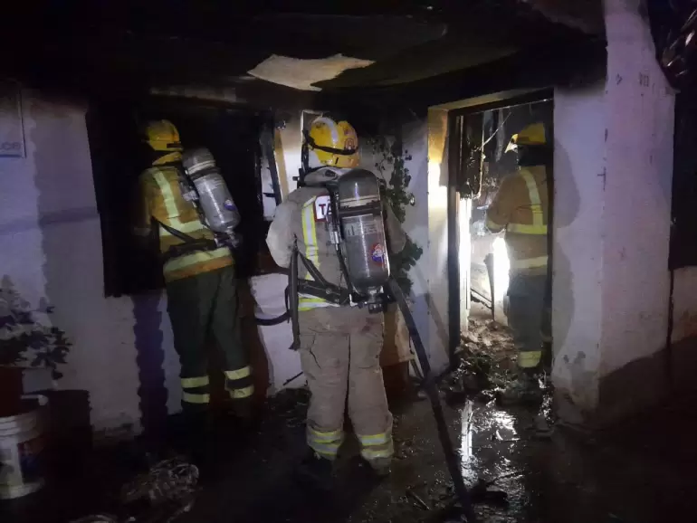 incendio vivienda tinogasta