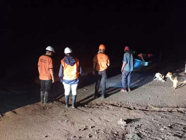 operativo de asistencia en Tinogasta tras la tormenta