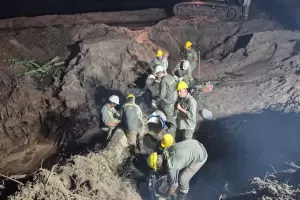 Finalizaron las reparaciones y el servicio de agua se normalizara en las prximas horas