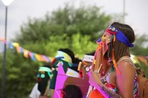 Festivo cierre de los carnavales en Casa de la Puna