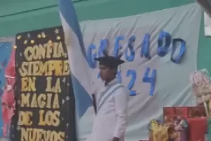 Joaqun Araya se gradu en una escuela rural en lo alto de Catamarca